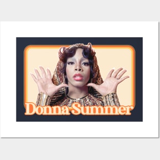 Donna Summer / Retro Style Fan Art Design Posters and Art